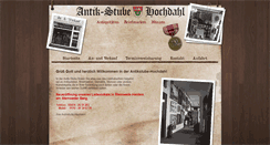 Desktop Screenshot of antikstube-hochdahl.de